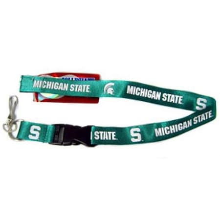 Michigan State Spartans Lanyard - Breakaway With Key Ring